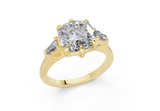 Felise Cushion Square Diamond  Engagement Ring