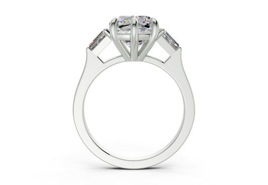 Felise Cushion Square Diamond Engagement Ring