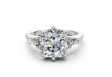 Felise Cushion Square Diamond  Engagement Ring