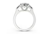 Olesia Elongated Cushion Diamond  Engagement Ring