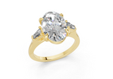 Olesia Oval Diamond  Engagement Ring