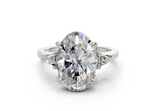 Olesia Oval Diamond  Engagement Ring