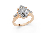 Olesia Pear Diamond  Engagement Ring