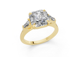 Olesia Radiant Square Diamond  Engagement Ring