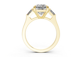 Olesia Radiant Square Diamond  Engagement Ring