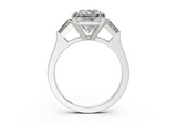 Olesia Radiant Square Diamond  Engagement Ring