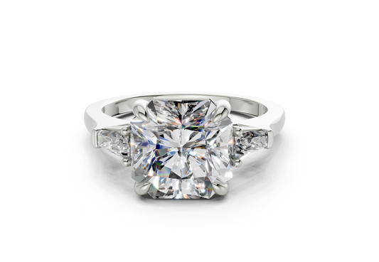 Olesia Radiant Square Diamond  Engagement Ring