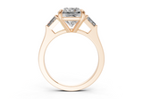 Olesia Radiant Square Diamond  Engagement Ring