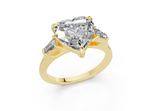 Olesia Heart Diamond Engagement Ring