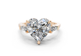 Olesia Heart Diamond Engagement Ring