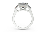 Olesia Asscher Diamond  Engagement Ring