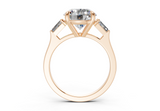 Olesia Round Diamond Engagement Ring