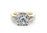 Olesia Cushion Square Diamond Engagement Ring