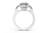 Olesia Cushion Square Diamond  Engagement Ring