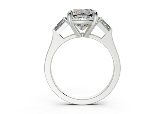 Olesia Cushion Square Diamond Engagement Ring