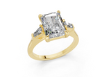 Olesia Radiant Diamond  Engagement Ring