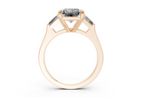 Olesia Radiant Diamond  Engagement Ring