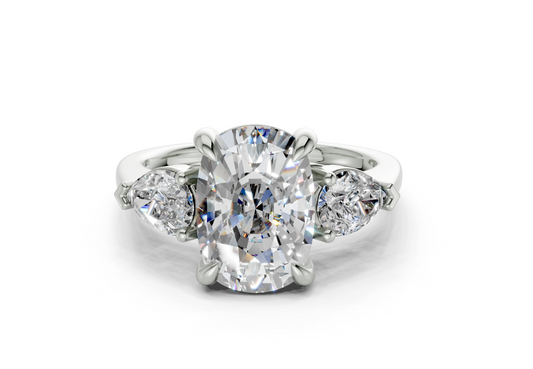 Vexia Elongated Cushion Diamond  Engagement Ring