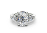 Vexia Elongated Cushion Diamond  Engagement Ring