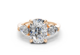 Vexia Elongated Cushion Diamond  Engagement Ring