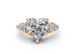 Vexia Heart Diamond  Engagement Ring