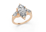 Vexia Marquise Diamond  Engagement Ring