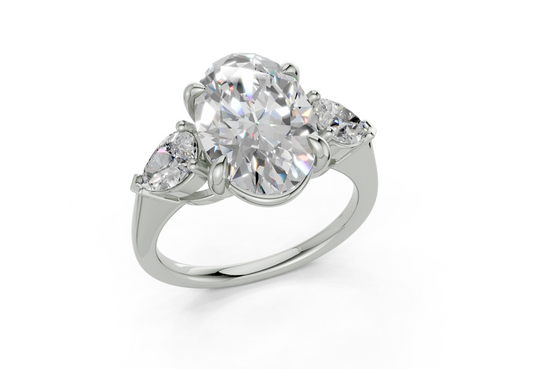 Vexia Oval Diamond  Engagement Ring