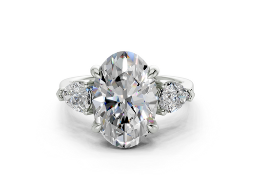 Vexia Oval Diamond  Engagement Ring