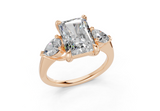 Vexia Radiant Diamond  Engagement Ring