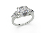 Vexia Round Diamond  Engagement Ring