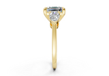 Vexia Asscher Diamond  Engagement Ring