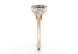 Vexia Asscher Diamond  Engagement Ring