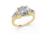 Vexia Cushion Square Diamond  Engagement Ring