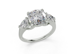 Vexia Cushion Square Diamond  Engagement Ring