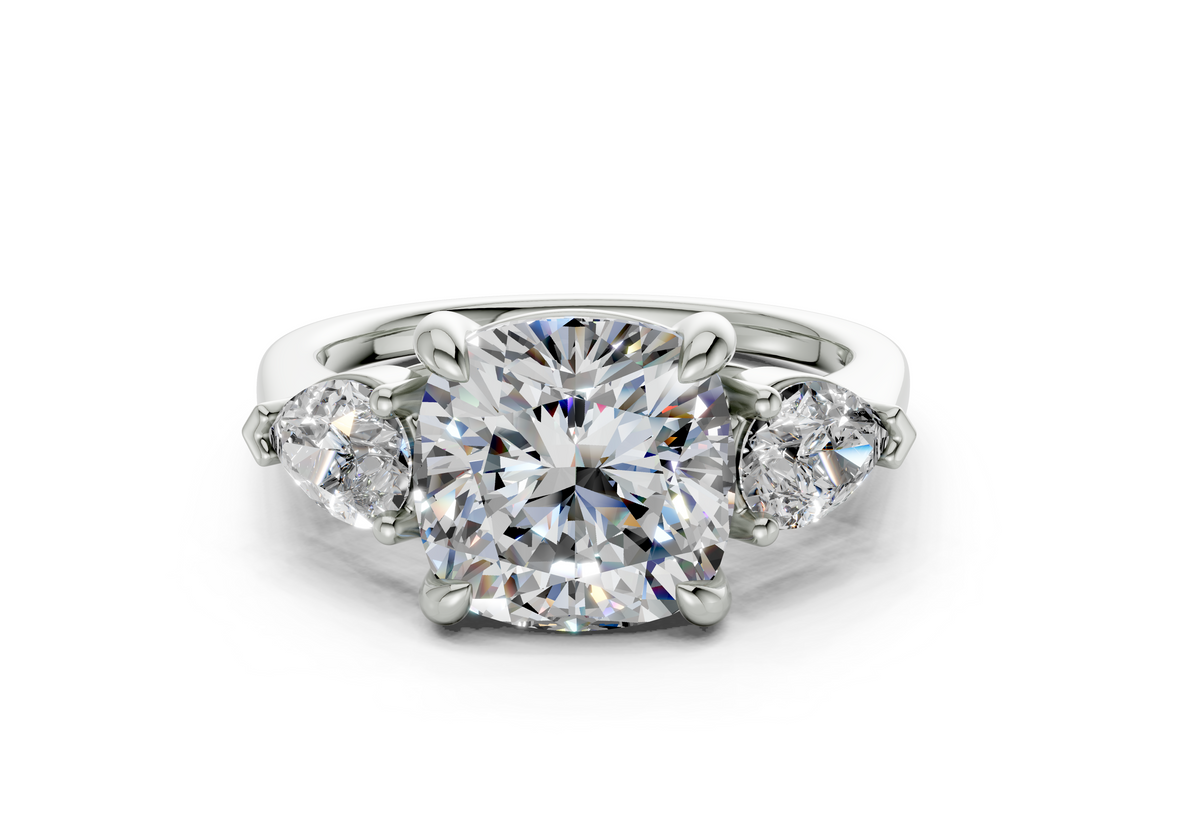 Vexia Cushion Square Diamond  Engagement Ring