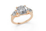 Vexia Cushion Square Diamond  Engagement Ring