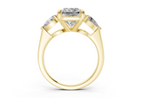 Vexia Radiant Square Diamond  Engagement Ring