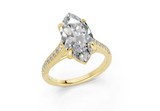 Zariel Marquise Diamond  Engagement Ring