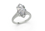 Zariel Marquise Diamond  Engagement Ring