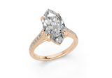 Zariel Marquise Diamond  Engagement Ring