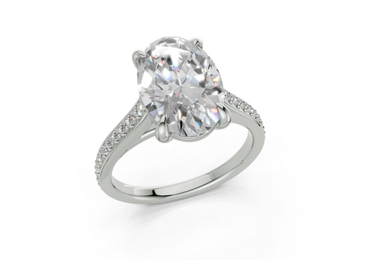 Zariel Oval Diamond  Engagement Ring