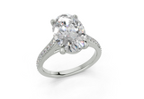 Zariel Oval Diamond  Engagement Ring