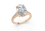 Zariel Oval Diamond  Engagement Ring