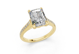 Zariel Radiant Diamond  Engagement Ring