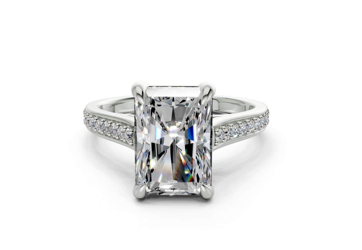 Zariel Radiant Diamond  Engagement Ring