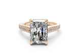 Zariel Radiant Diamond  Engagement Ring