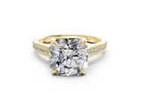 Zariel Radiant Square Diamond  Engagement Ring