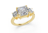 Adalyn Asscher Diamond  Engagement Ring