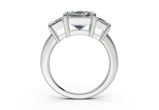 Adalyn Asscher Diamond Engagement Ring