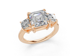 Adalyn Asscher Diamond  Engagement Ring